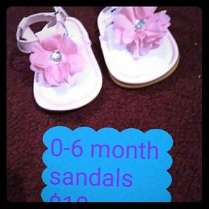 Pink girl sandals